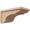 Ekena Millwork 9"W x 18"D x 9"H Wide Bryant Rough Cedar Woodgrain TimberThane Corbel, Primed Tan CORUR09X18X09BRYRCPR - alternate 1